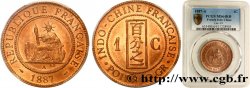 FRANZÖSISCHE-INDOCHINA 1 Centième 1887 Paris