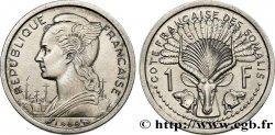 FRENCH SOMALILAND 1 Franc 1959 Paris
