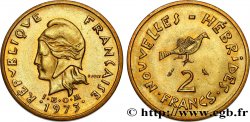 NOUVELLES HÉBRIDES (VANUATU depuis 1980) 2 Francs I. E. O. M. 1973 Paris
