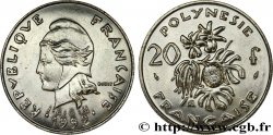 FRANZÖSISCHE-POLYNESIEN 20 Francs I.E.O.M Marianne  1992 Paris