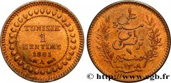 TUNISIA - Protettorato Francese 1 Centime AH1308 1891 Paris 