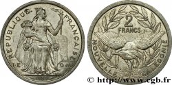 NUOVA CALEDONIA 2 Francs I.E.O.M. représentation allégorique de Minerve / Kagu, oiseau de Nouvelle-Calédonie 1983 Paris 