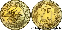 FRENCH EQUATORIAL AFRICA - CAMEROON 25 Francs ESSAI 1958 Paris