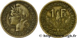 CAMEROON - TERRITORIES UNDER FRENCH MANDATE 1 Franc 1925 Paris