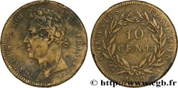 FRENCH COLONIES - Charles X, for Guyana 10 Centimes Charles X 1829 Paris - A