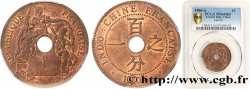 FRENCH INDOCHINA 1 Centième 1906 Paris MS64 PCGS
