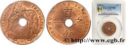 INDOCHINE FRANÇAISE 1 Centième 1913 Paris SPL64 PCGS