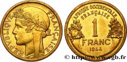AFRIQUE OCCIDENTALE FRANÇAISE 1 Franc Morlon 1944 Londres