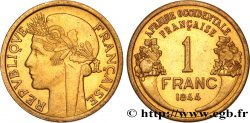 FRENCH WEST AFRICA 1 Franc Morlon 1944 Londres