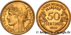 AFRIQUE OCCIDENTALE FRANÇAISE 50 Centimes Morlon 1944 Londres