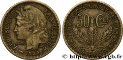 CAMEROON - TERRITORIES UNDER FRENCH MANDATE 50 Centimes 1924 Paris