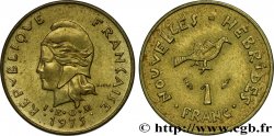NEUE HEBRIDEN (VANUATU ab 1980) 1 Franc type I.E.O.M. 1975 Paris VZ 