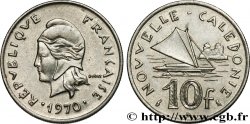 NEW CALEDONIA 10 Francs 1970 Paris