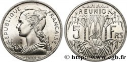 REUNION ISLAND 5 Francs Marianne / canne à sucre 1955 Paris