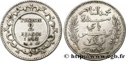 TUNISIA - French protectorate 2 Francs AH1330 1912 Paris - A