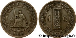 FRENCH INDOCHINA 1 Centième 1886 Paris