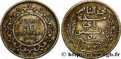 TUNISIA - Protettorato Francese 50 Centimes AH1330 1912 Paris 