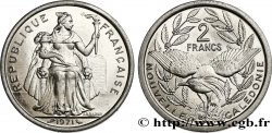 NUOVA CALEDONIA 2 Francs 1971 Paris 