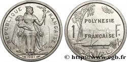 FRENCH POLYNESIA 1 Franc I.E.O.M.  1981 Paris MS 