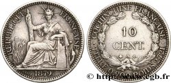 FRENCH COCHINCHINA 10 Centimes 1879 Paris