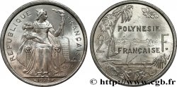 FRENCH POLYNESIA 2 Francs I.E.O.M. Polynésie Française 1975 Paris MS 