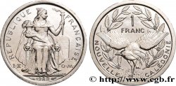 NEUKALEDONIEN 1 Franc I.E.O.M. représentation allégorique de Minerve / Kagu, oiseau de Nouvelle-Calédonie 1988 Paris