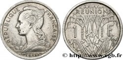 ÎLE DE LA RÉUNION 1 Franc Marianne / canne à sucre 1948 Paris