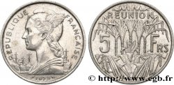 ISLA DE LA REUNIóN 5 Francs Marianne / canne à sucre 1973 Paris