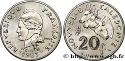NEUKALEDONIEN 20 Francs I.E.O.M. Marianne / zébus d’élevage de Nouvelle Calédonie  1983 Paris