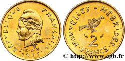 NUEVAS HÉBRIDAS (VANUATU desde 1980) 2 Francs I. E. O. M. 1975 Paris