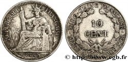 INDOCINA FRANCESE 10 Centièmes 1885 Paris 