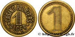 ALGÉRIE Jetons Casino Palmiers N.D. Alger TTB 