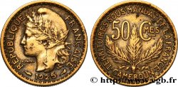 CAMEROON - FRENCH MANDATE TERRITORIES 50 Centimes 1925 Paris