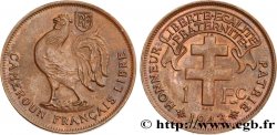 CAMERUN - Mandato Francese 1 Franc ‘Cameroun Français Libre’ 1943 Prétoria 