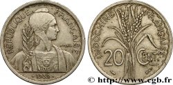 INDOCHINE FRANÇAISE 20 Centièmes 1939 Paris