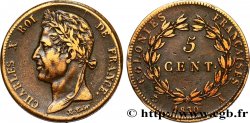 COLONIES FRANÇAISES - Charles X, pour la Guyane 5 Centimes Charles X 1830 Paris - A