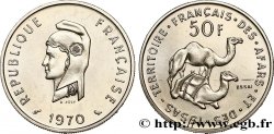 YIBUTI - Territorio Francés de los Afars e Issas Essai 50 Francs Marianne / dromadaire 1970 Paris