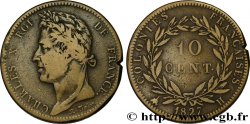 FRENCH COLONIES - Charles X, for Martinique and Guadeloupe 10 Centimes Charles X 1827 La Rochelle - H