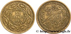 TUNISIA - Protettorato Francese 5 Francs AH1365 1946 Paris 