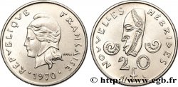 NEW HEBRIDES (VANUATU since 1980) 20 Francs Marianne / masque 1970 Paris