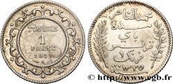 TUNISIA - Protettorato Francese 1 Franc AH 1335 1917 Paris 