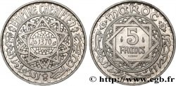 MARUECOS - PROTECTORADO FRANCÉS Essai de 5 Francs AH 1370 1951 Paris