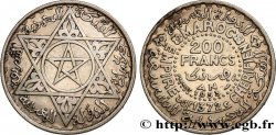 MAROC - PROTECTORAT FRANÇAIS 200 Francs AH 1372 1953 Paris