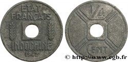INDOCHINE FRANÇAISE 1/4 Cent 1942 Osaka