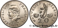 NUOVO EBRIDI (VANUATU dopo1980) 20 Francs 1979 Paris 