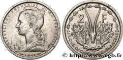 AFRIQUE OCCIDENTALE FRANÇAISE - UNION FRANÇAISE 2 Francs 1948 Paris