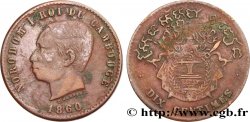 KAMBODSCHA 10 Centimes Norodom Ier 1860 Bruxelles (?)