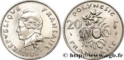 POLINESIA FRANCESA 20 Francs I.E.O.M Marianne  1986 Paris