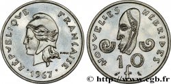 NUOVO EBRIDI (VANUATU dopo1980) 10 Francs 1967 Paris 