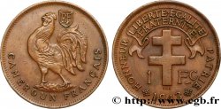 CAMERUN - Mandato Francese 1 Franc ‘Cameroun Français’ 1943 Prétoria 